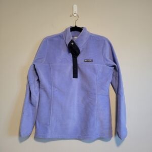 Columbia Half-Snap Pullover Fleece Blue Size Medium